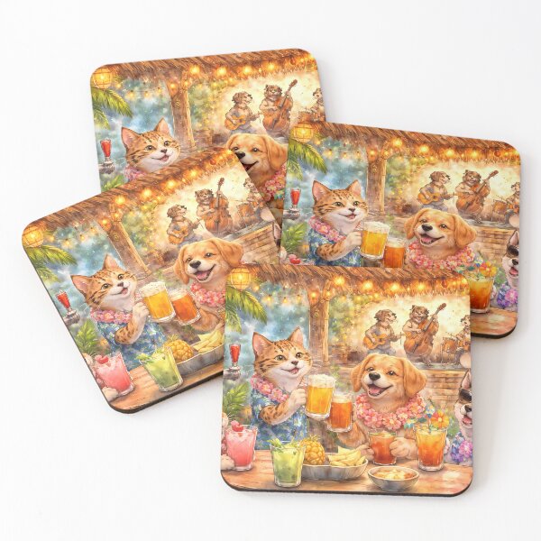 Item preview, Tropical Animal Beach Party designed and sold by cuprum.