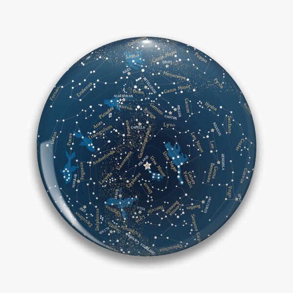 Item preview, Elegant Celestial Star Map with mythological snake motifs designed and sold by Starpuffdesign.