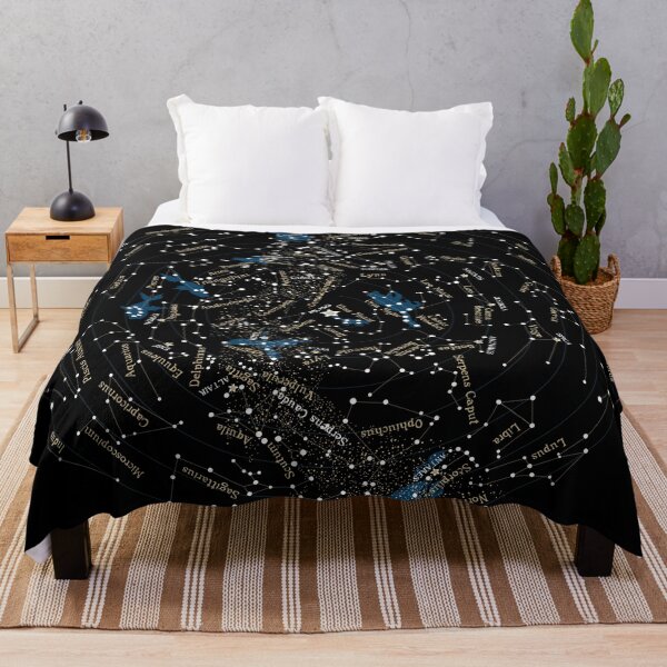 Item preview, Elegant Celestial Star Map with mythological snake motifs designed and sold by Starpuffdesign.