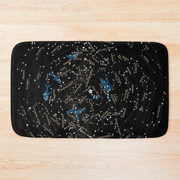 Item preview, Elegant Celestial Star Map with mythological snake motifs designed and sold by Starpuffdesign.