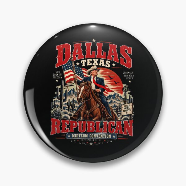 Item preview, Trump Cowboy - Dallas Texas Republican Midterm Convention designed and sold by snailslowdance.