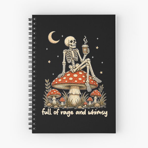 Item preview, Full of Rage and Whimsy Skeleton Mushroom Halloween  designed and sold by NgumohaLanke.