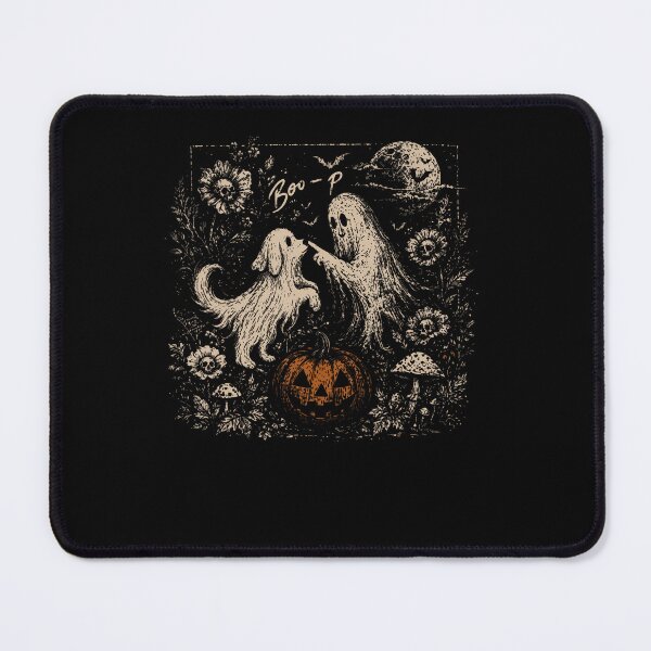 Item preview, Funny Halloween Boo-P Ghost Dog designed and sold by snailslowdance.