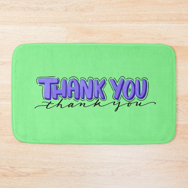 Item preview, Thank You – Handmade Calligraphy with Lotus Digital Art designed and sold by Neha-Daily-Art.