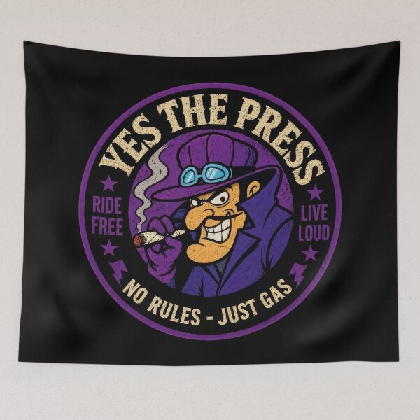 Item preview, Retro Biker Villain Design – Ride Free designed and sold by EzequielBC.