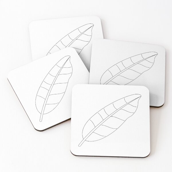 Item preview, Banana Leaf Minimalist 2 Line Art Gift designed and sold by OneLine Studio.