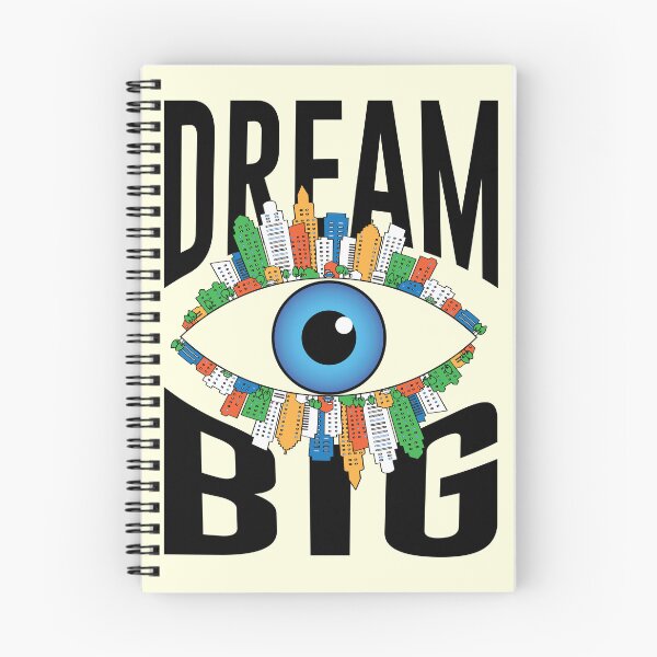 Item preview, Dream Big Vintage Faded City Skyline Eye Graphic designed and sold by ANJ Creative Designs.