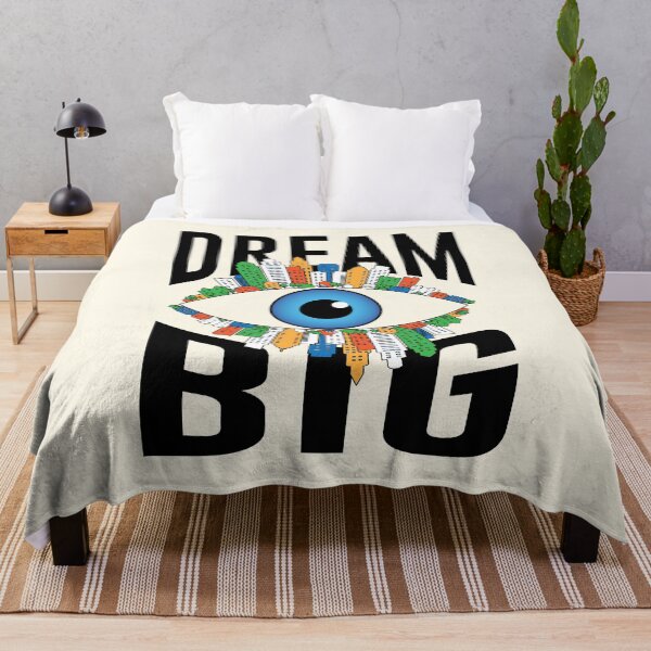 Item preview, Dream Big Vintage Faded City Skyline Eye Graphic designed and sold by ANJ Creative Designs.