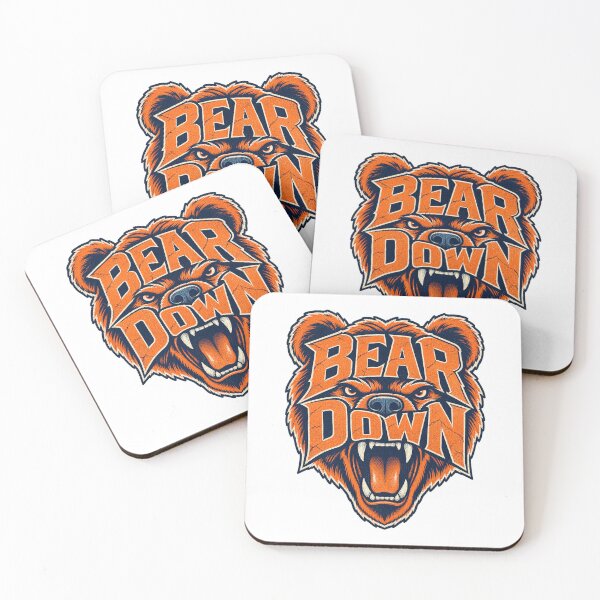 Item preview, Bear Down Fierce Grizzly Bear Mascot Retro Sports Design designed and sold by ZaDonShop.