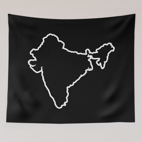 Item preview, India Country Outline IN designed and sold by shitpostee.