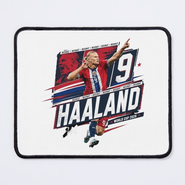 Item preview, Erling Haaland Norway Number 9 Action Design designed and sold by stevenrbailey.