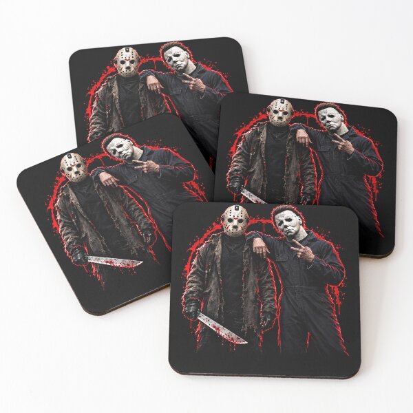 Item preview, Jason Voorhees & Michael Myers Funny Horror Best Friends designed and sold by Artify Works.