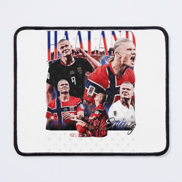 Item preview, Erling Haaland Norway Football Collage Design designed and sold by stevenrbailey.