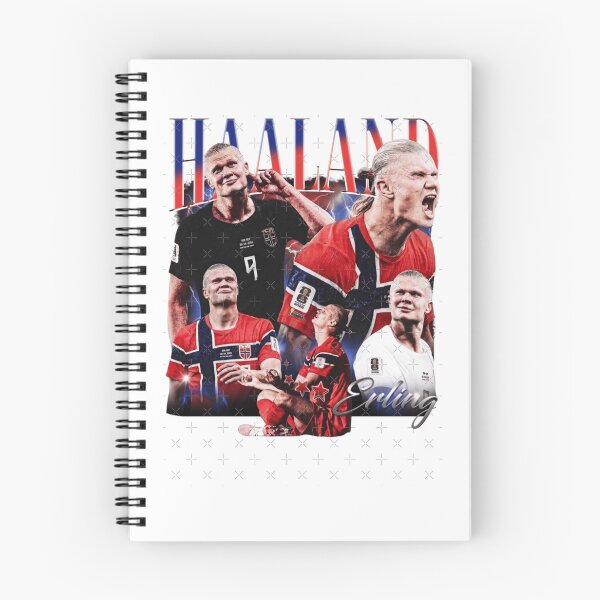 Item preview, Erling Haaland Norway Football Collage Design designed and sold by stevenrbailey.