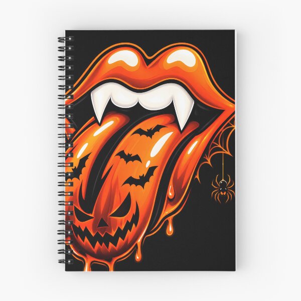 Item preview, Rolling Stones Lips Dracula – Vampire Fangs Halloween Rock Art designed and sold by Artify Works.