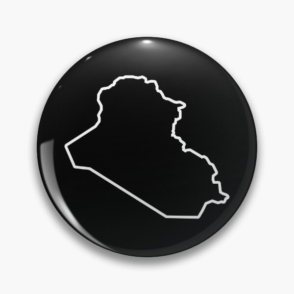 Item preview, Iraq Country Outline IQ designed and sold by shitpostee.