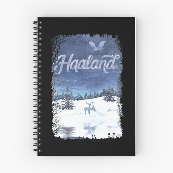 Item preview, Erling Haaland Winter Forest Watercolor Design designed and sold by stevenrbailey.