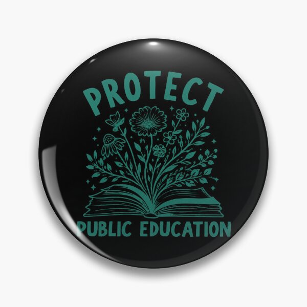 Item preview, Protect Public Education Vintage Teacher Protest designed and sold by BrooksBriggs.