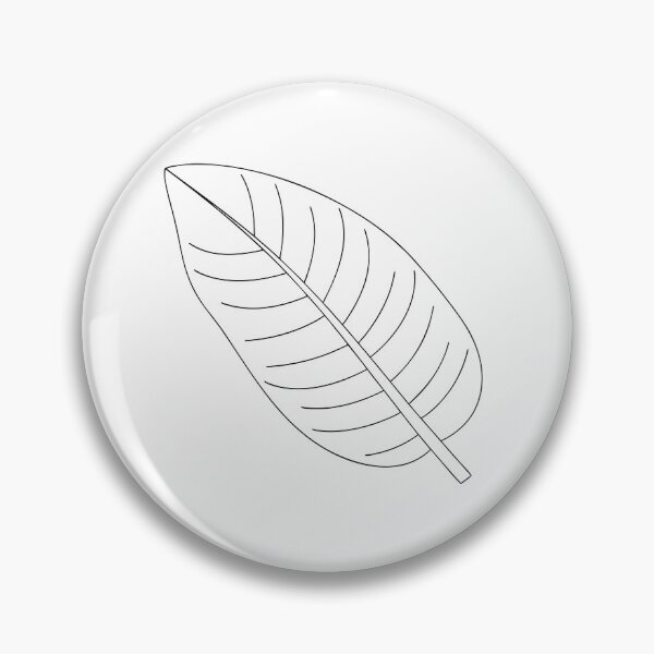 Item preview, Banana Leaf Detailed 1 Line Art Gift designed and sold by OneLine Studio.