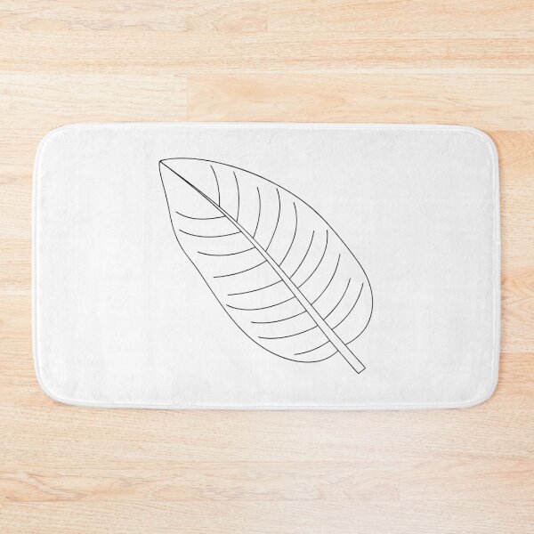 Item preview, Banana Leaf Detailed 1 Line Art Gift designed and sold by OneLine Studio.