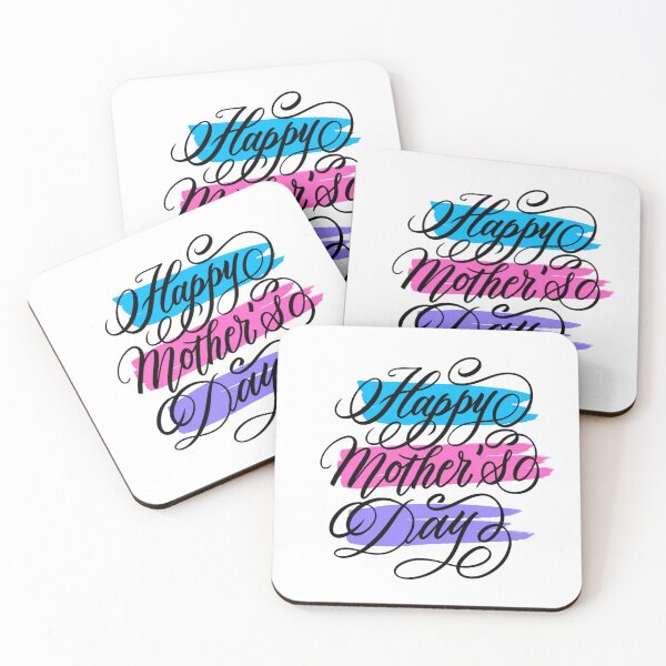 Item preview, Happy Mother’s Day – Handmade Calligraphy with Lotus Digital Art designed and sold by Neha-Daily-Art.