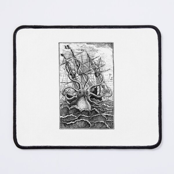 Item preview, Kraken Attacking Ship designed and sold by emanuelfrank.