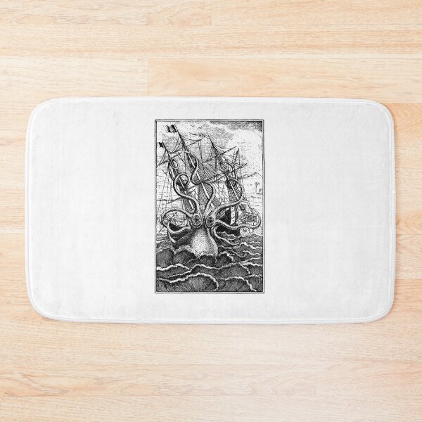 Item preview, Kraken Attacking Ship designed and sold by emanuelfrank.