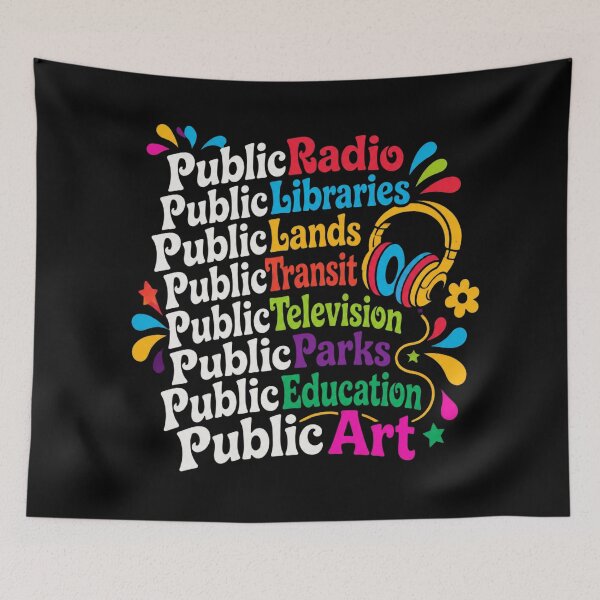 Item preview, Support Public Services With Retro designed and sold by BrooksBriggs.