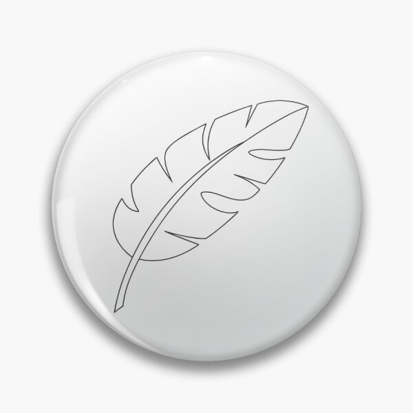 Item preview, Banana Leaf Detailed 2 Line Art Gift designed and sold by OneLine Studio.