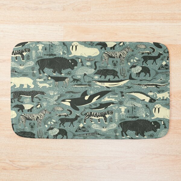 Item preview, Safari Adventure Tapestry of Wildlife Animal Silhouettes, and Nature's Breathtaking Diversity in a Richly Textured Design designed and sold by Matt_Smith.