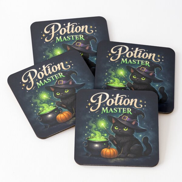 Item preview, Potion Master - Black Cat Witch Halloween Design designed and sold by ImagineNature.