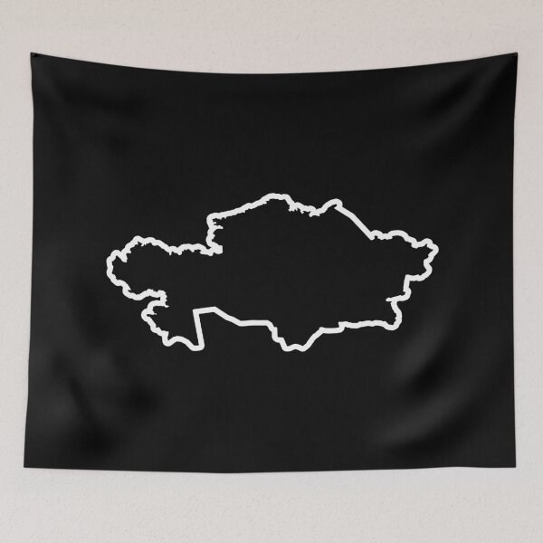 Item preview, Kazakhstan Country Outline KZ designed and sold by shitpostee.