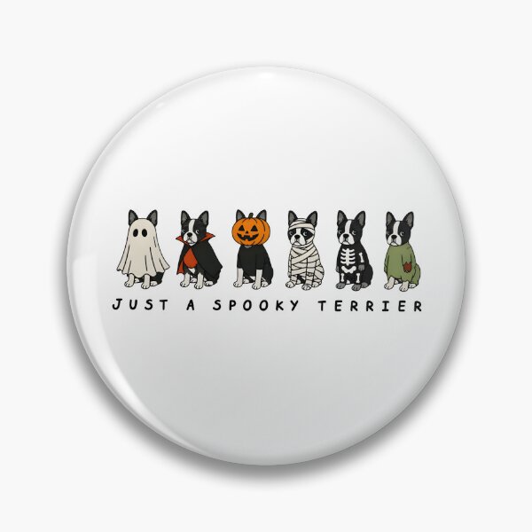 Item preview, Just A Spooky Terrier, Spooky Boston designed and sold by seektopus.