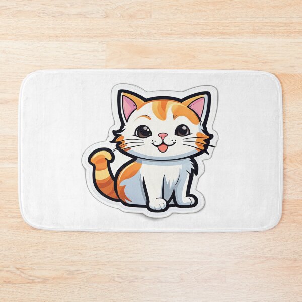 Item preview, Adorable Kawaii Cat Doodle ll Cute Minimalist Pastel Cat Art ll Chubby Sleepy Kitty Illustration ll  designed and sold by everyone cloth house.