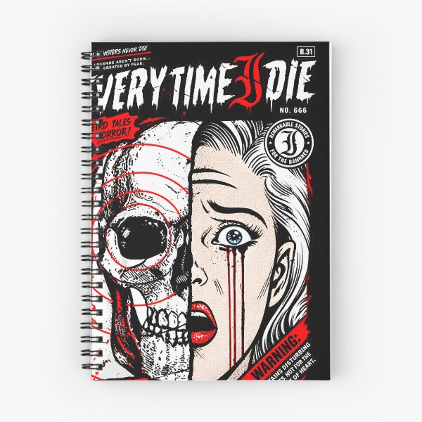 Item preview, Every Time I Die – Weird Tales of Horror Skull Comic Art designed and sold by Artify Works.