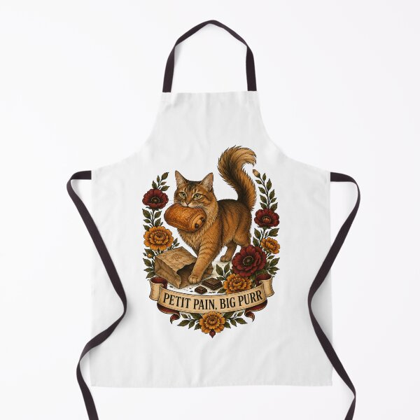 Item preview, Big Purr Chocolate Croissant Bun designed and sold by Old's Cool Cat Studio.