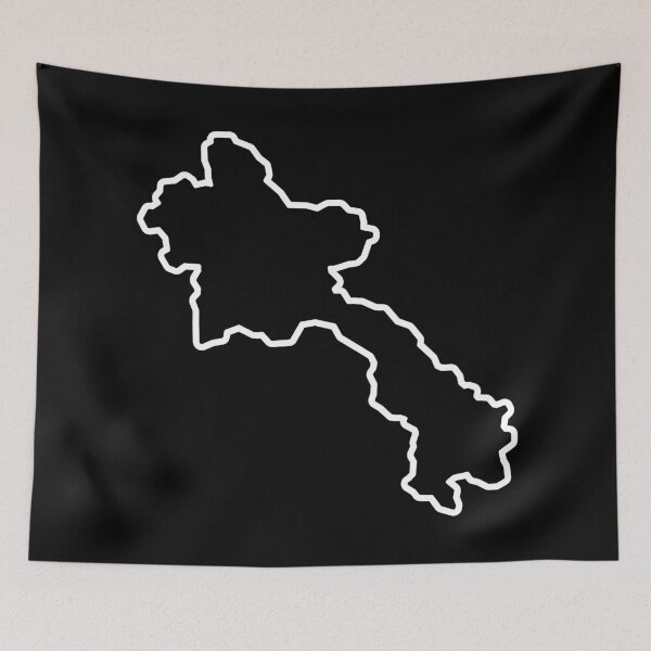 Item preview, Laos Country Outline LA designed and sold by shitpostee.