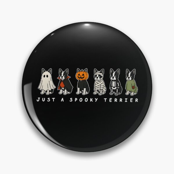 Item preview, Just A Spooky Terrier, Spooky Boston designed and sold by seektopus.