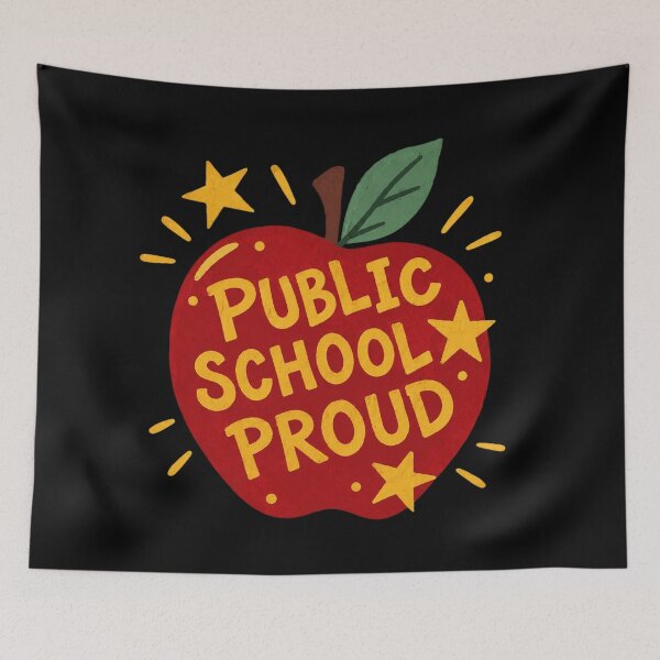 Item preview, Public School Proud Retro designed and sold by BrooksBriggs.