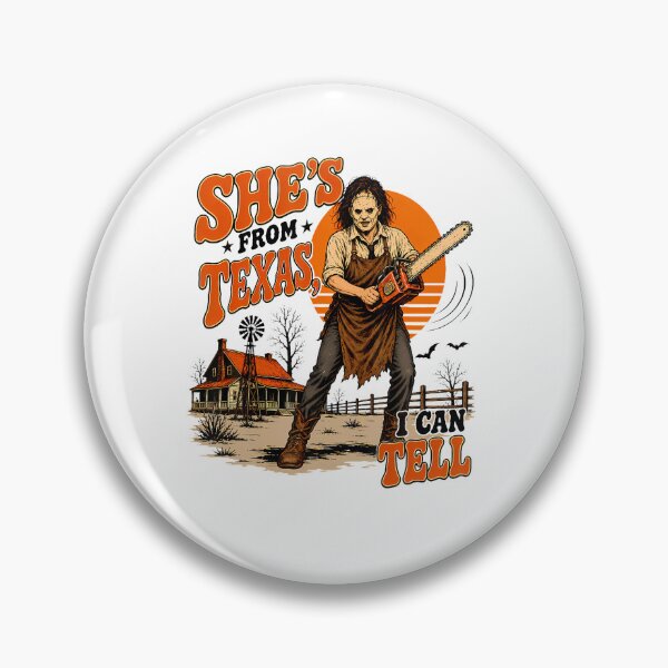 Item preview, Shes From Texas I Can Tell Chainsaw Witch Horror Halloween designed and sold by OddityVault.