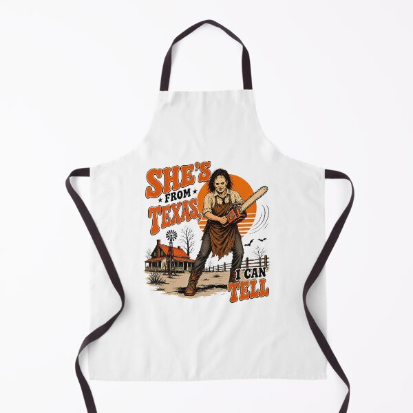 Item preview, Shes From Texas I Can Tell Chainsaw Witch Horror Halloween designed and sold by OddityVault.