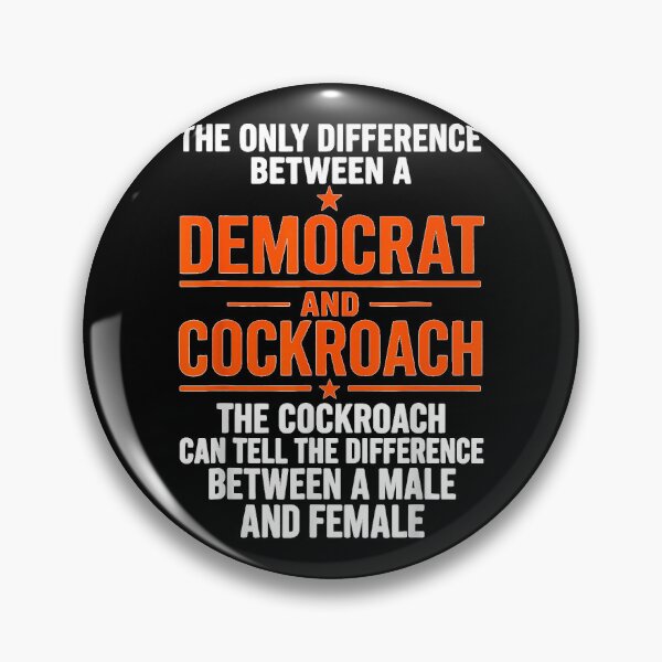 Item preview, Difference Between Democrat Cockroach Political Satire designed and sold by NgumohaLanke.