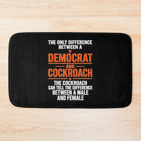 Item preview, Difference Between Democrat Cockroach Political Satire designed and sold by NgumohaLanke.