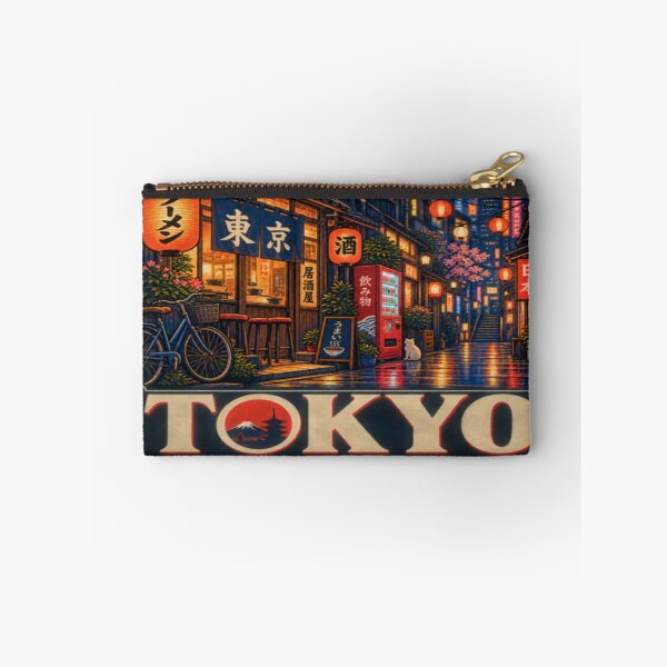 Item preview, Tokyo Night Market Japan Vintage Travel Poster, Retro Tokyo Street Japanese Aesthetic designed and sold by TulipsArtDesigns .