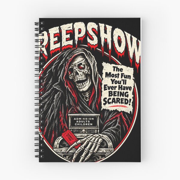 Item preview, Creepshow 1982 – The Happiest People Are the Best Scared Retro Halloween Horror designed and sold by Artify Works.