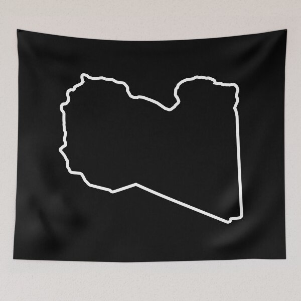 Item preview, Libya Country Outline LY designed and sold by shitpostee.