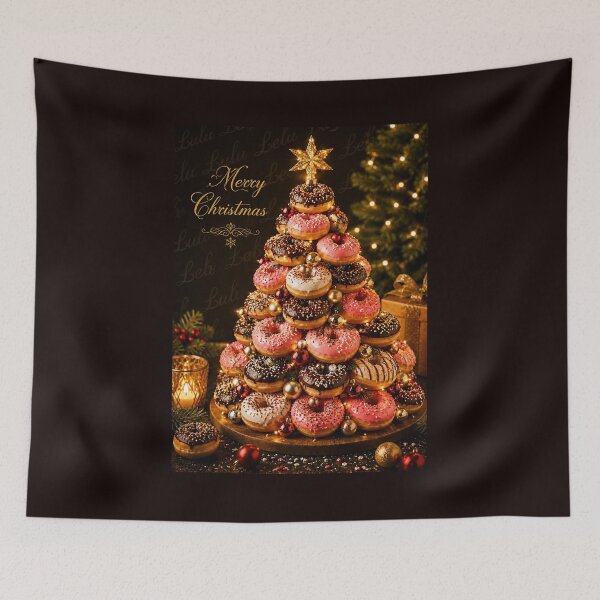 Item preview, Merry Christmas - Donut Tree  designed and sold by LuluLeb.