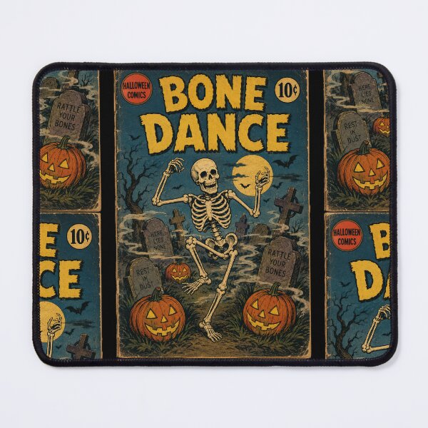 Item preview, Vintage Halloween Cover Art: Skeleton Graveyard Dance designed and sold by bapupa.