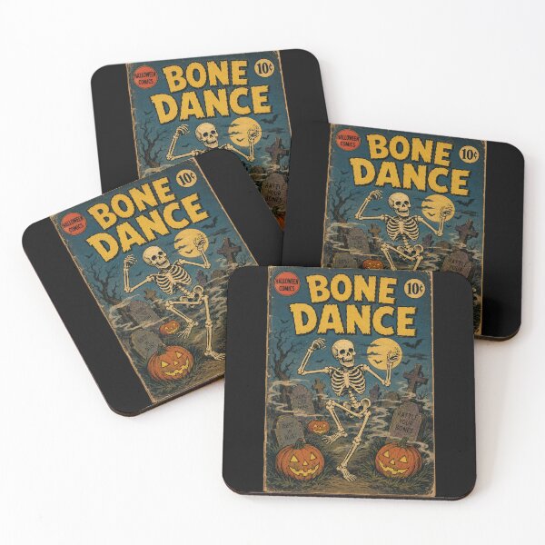 Item preview, Vintage Halloween Cover Art: Skeleton Graveyard Dance designed and sold by bapupa.