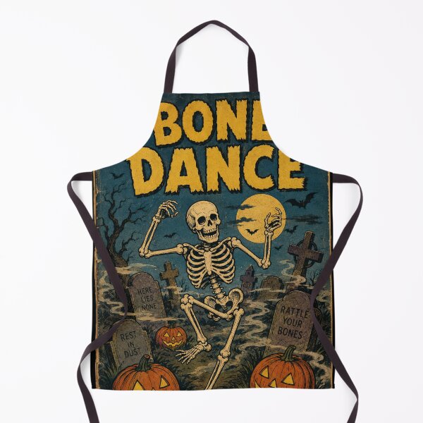 Item preview, Vintage Halloween Cover Art: Skeleton Graveyard Dance designed and sold by bapupa.